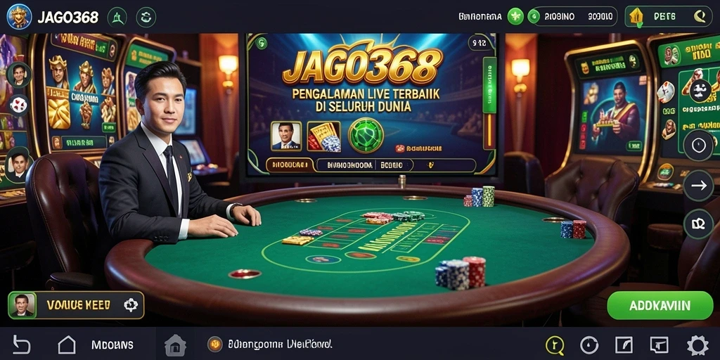 Gameplay JAGO368 yang menegangkan dengan dealer profesional dan interaksi nyata.
