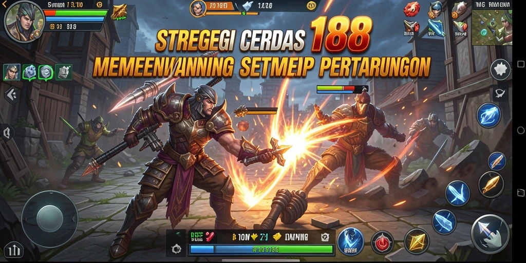 Tampilan gameplay MEGEWIN188 yang seru dalam pertempuran strategi.
