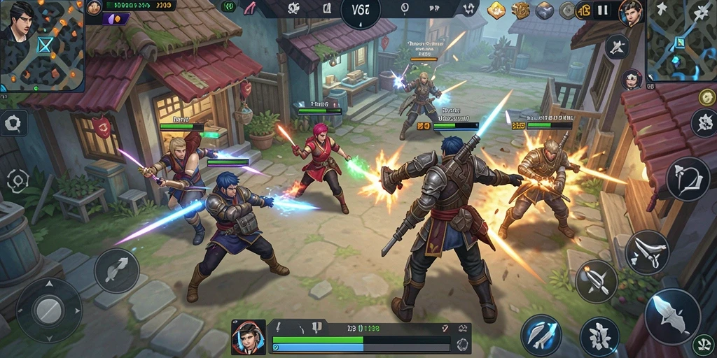 Tampilan gameplay strategis yang mendebarkan di V07.
